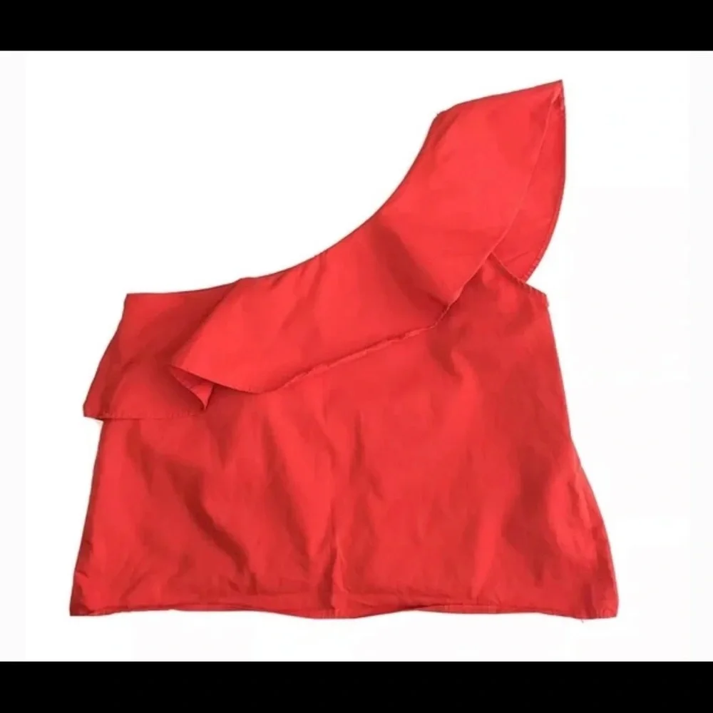 Zara One Shoulder Ruffle Top - Picture 4 of 4